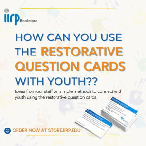 How can you use the restorative question cards with youth?