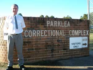 Graham Chaseling, creator of The Game, at Parklea Correctional Complex, New South Wales, Australia