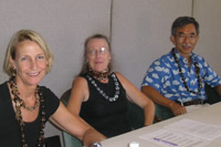 Lorenn Walker, Kat Brady and Ted Sakai speak about