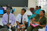 Participants at the Restorative Justice Training, at Northern Caribbean University, in Mandeville, Jamaica