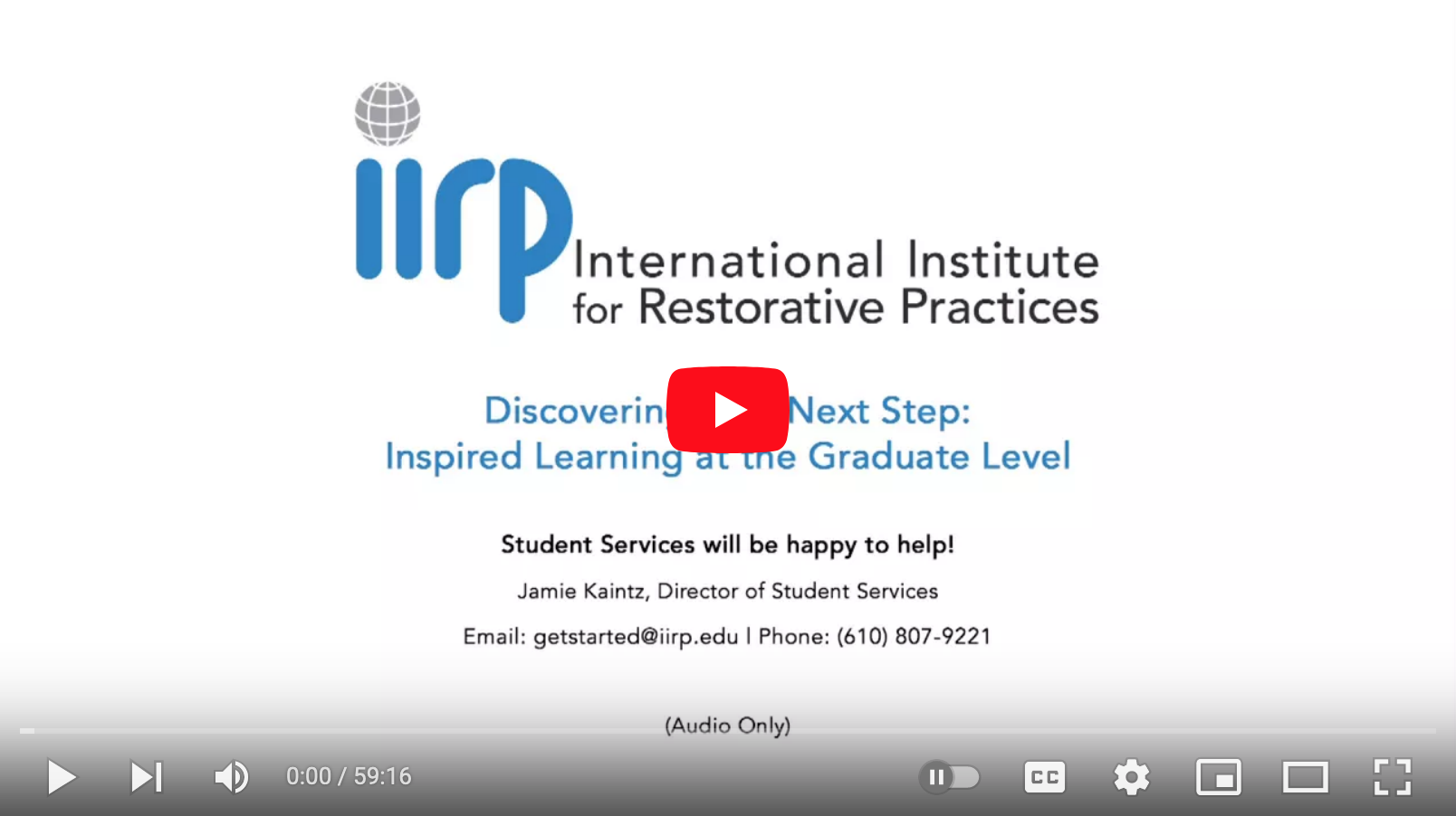 Discovering Your Next Step – Inspired Learning at the Graduate Level