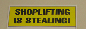 shoplifting is stealing