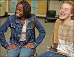 people laughing