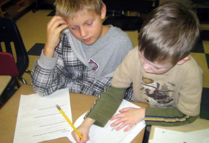 writing kids
