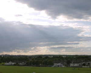 Evening sky over Tallaght, Dublin