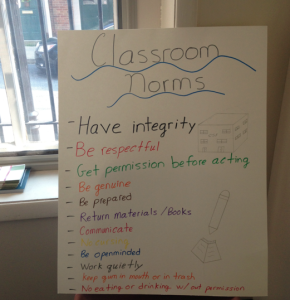 CSF Buxmont starts school year setting “norms” with student circles