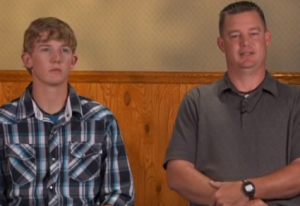 Cody Gates and his father, Gordy Gates, discuss the impact of a restorative conference after Cody set off fireworks into a crowd, from a video presentation sponsored by Easter Seals / Goodwill of the Northwest (watch below).