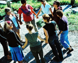 people in circle
